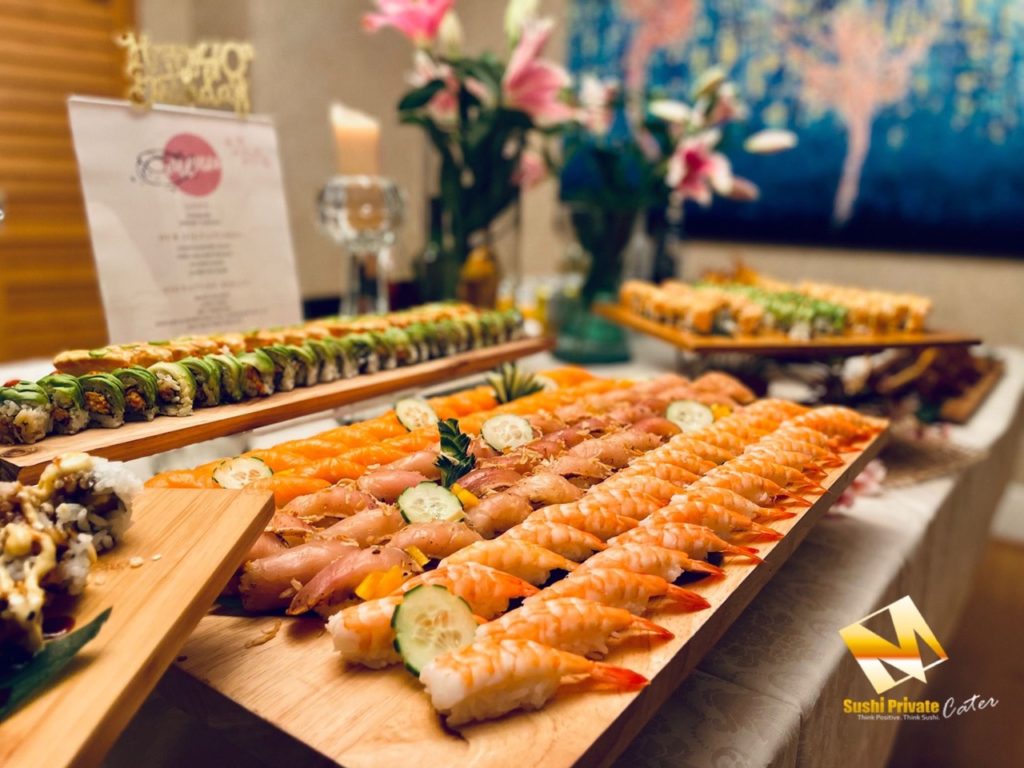 sushi at event