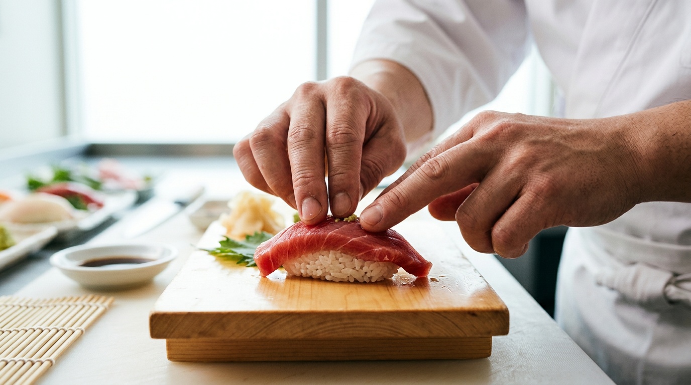 Professional sushi catering preparation for events Professional sushi catering preparation for events
