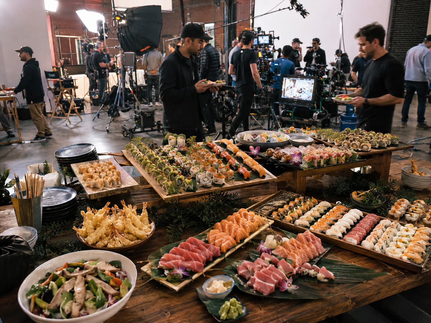Finished film catering los angeles project — before-and-after showcase