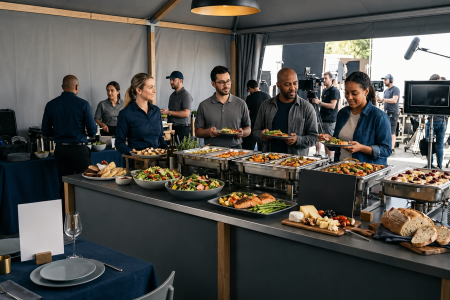 Dynamic TV production catering services in Los Angeles