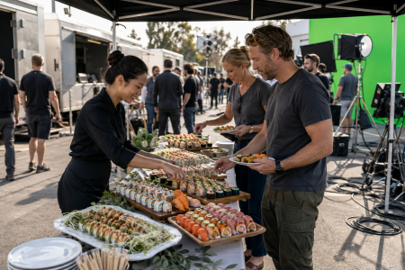 Production catering services for film and TV sets